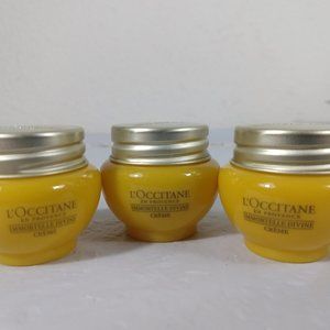 L'occitane Immortelle Anti Aging Divine Face Creme 4ML X3 NEW